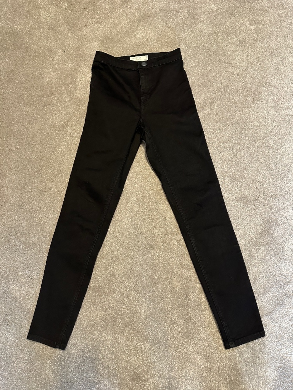 Topshop Black Skinny Jeans (Size W28, L32)
